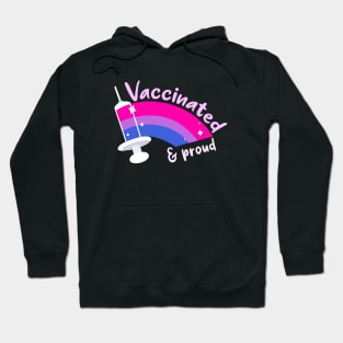 Vaccinated & proud (bi) Hoodie